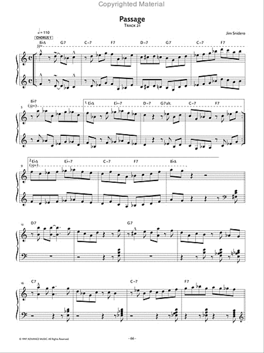 Jazz Conception Piano Jazz Conception Piano Piano Method scores gallery preview page 22