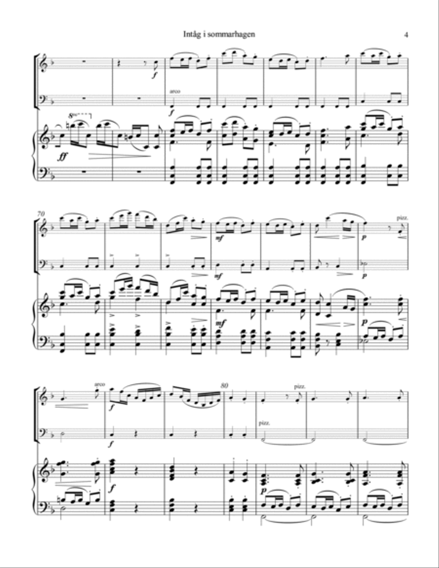 Intåg i sommarhagen for piano trio Intåg i sommarhagen for piano trio Piano Trio scores gallery preview page 5