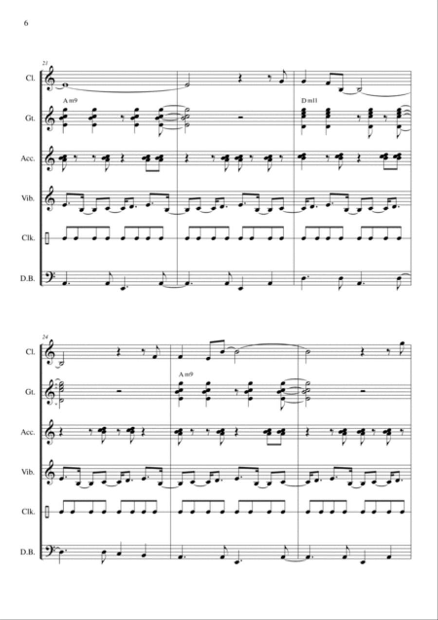 Giovanni Tranquillo Clarinet scores gallery preview page 6
