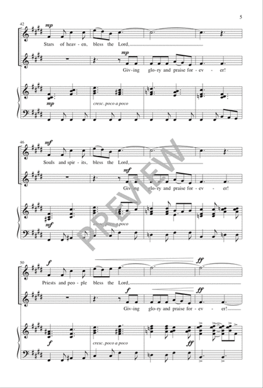 Springs of Water 4-Part scores gallery preview page 6