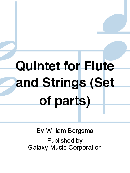 Quintet for Flute and Strings (String Parts)
