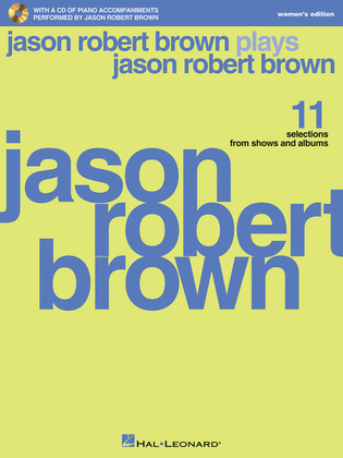 Book cover for Jason Robert Brown Plays Jason Robert Brown