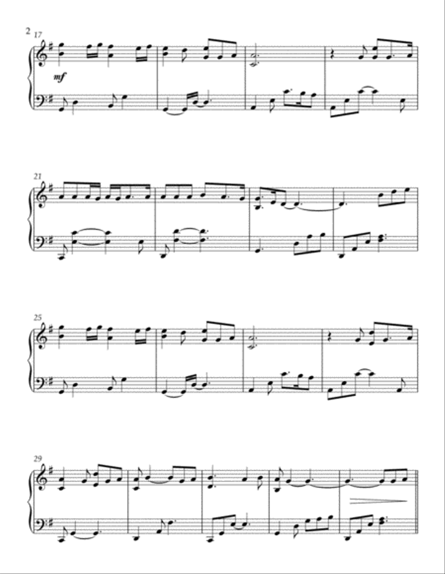 Blue Ain't Your Color Blue Ain't Your Color Piano Solo scores gallery preview page 3