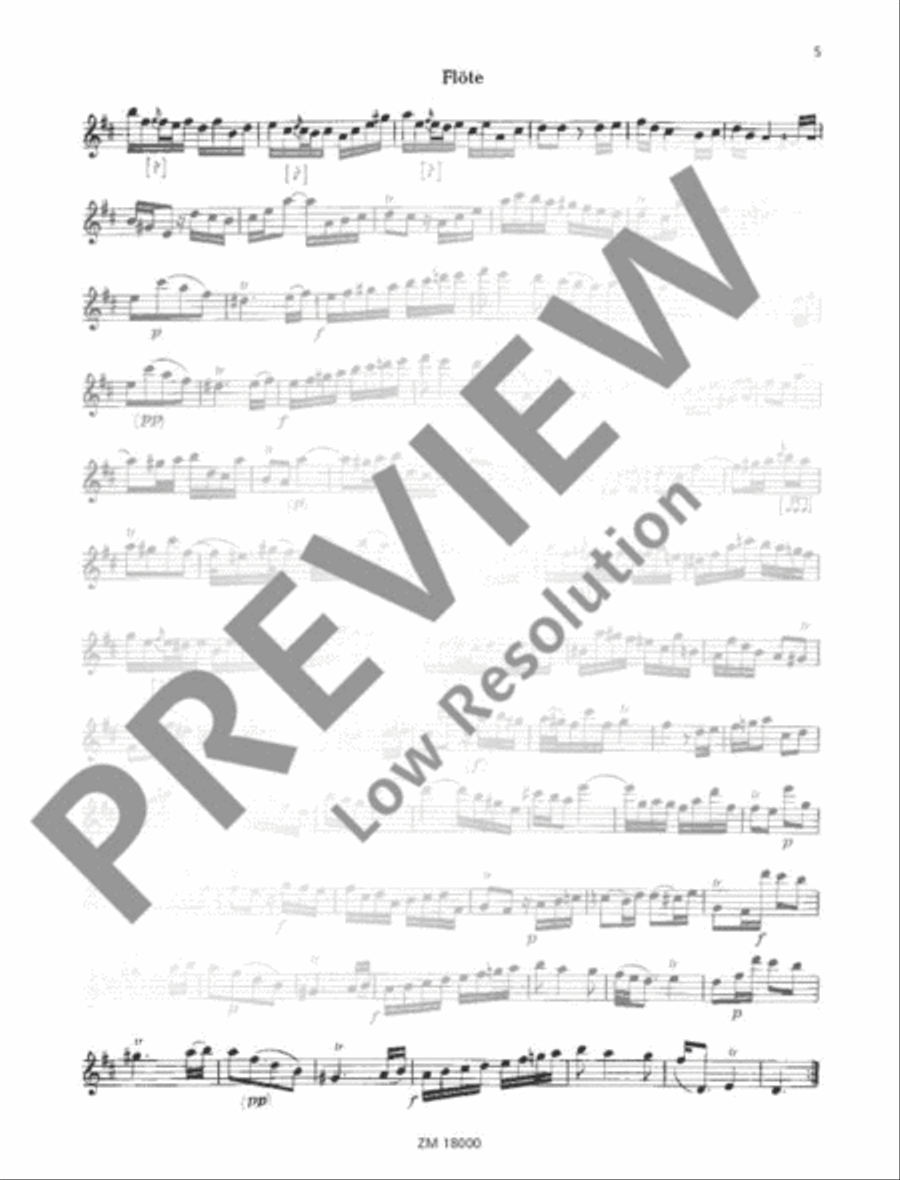 6 Sonatas Flute scores gallery preview page 6
