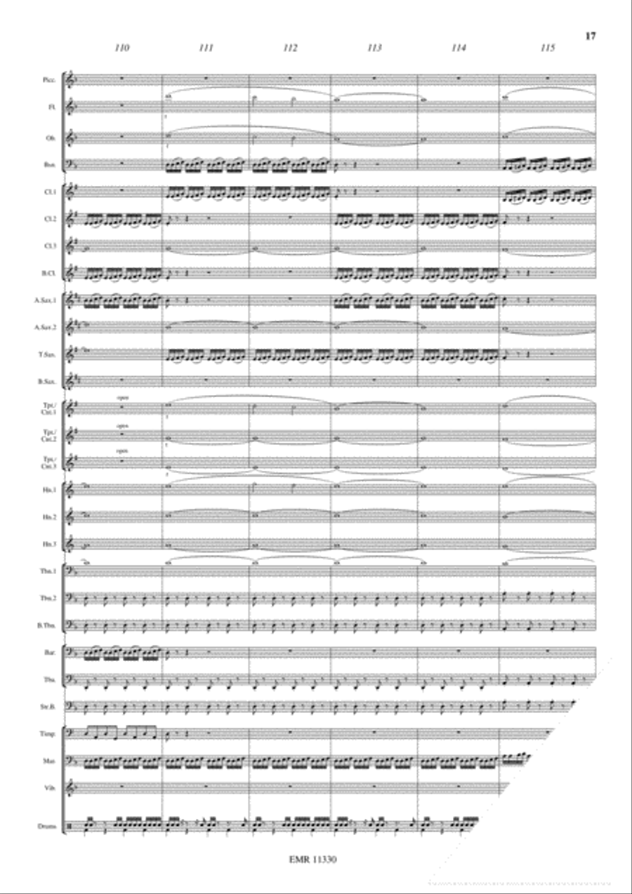 Blade Runner Concert Band scores gallery preview page 18