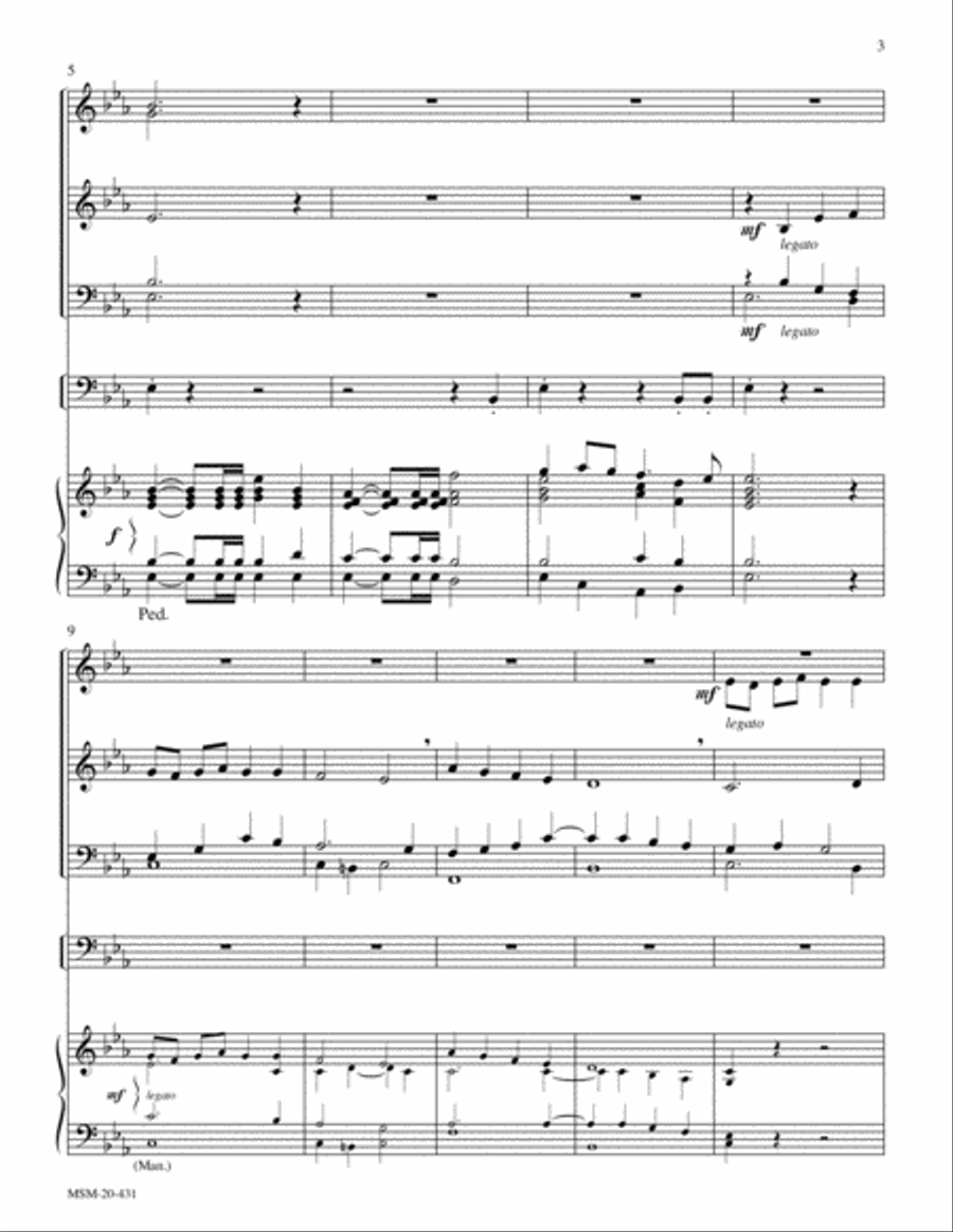 Thine Is the Glory (Judas Maccabaeus) Choir scores gallery preview page 2