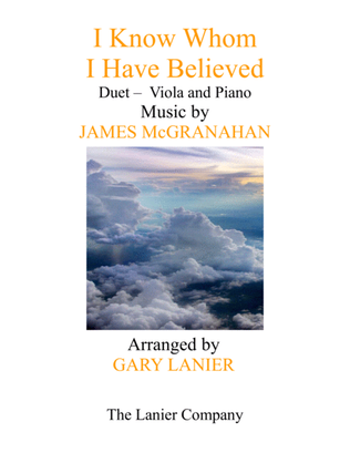 Book cover for I KNOW WHOM I HAVE BELIEVED (Duet – Viola & Piano with Score/Part)
