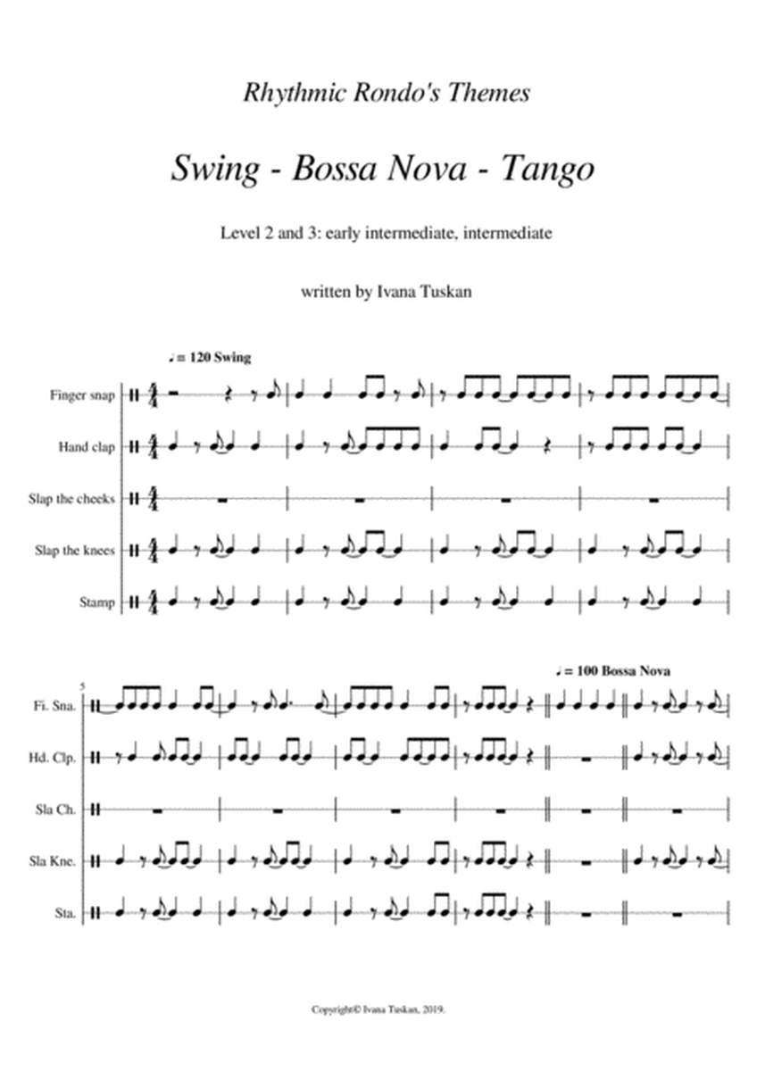 Dance Rhythm Is In You, rhythmic rondo: swing, bossa nova, tango image number null