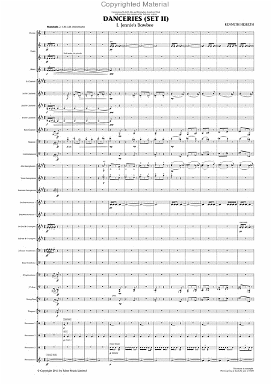 Danceries (Set II) Concert Band scores gallery preview page 2