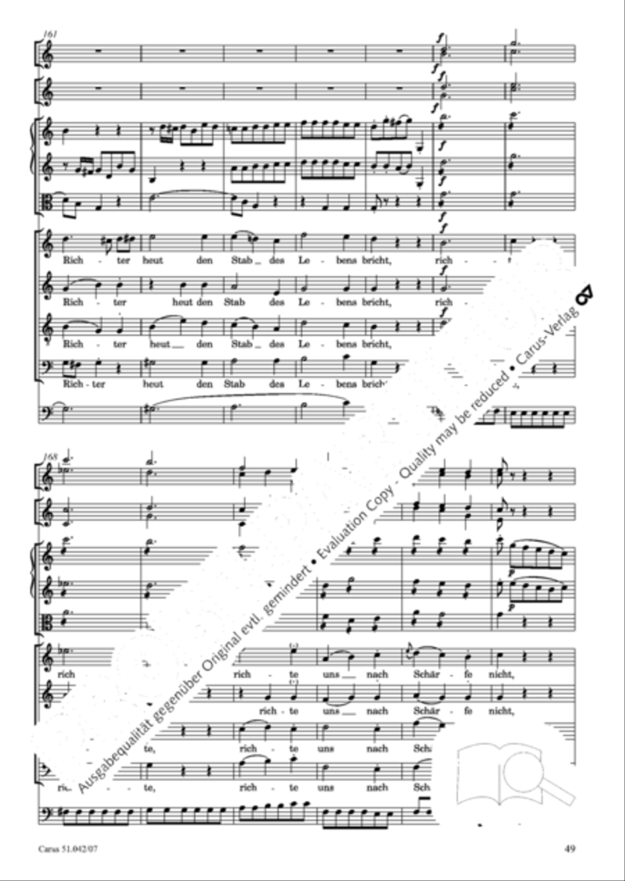Grabmusik 4-Part scores gallery preview page 50