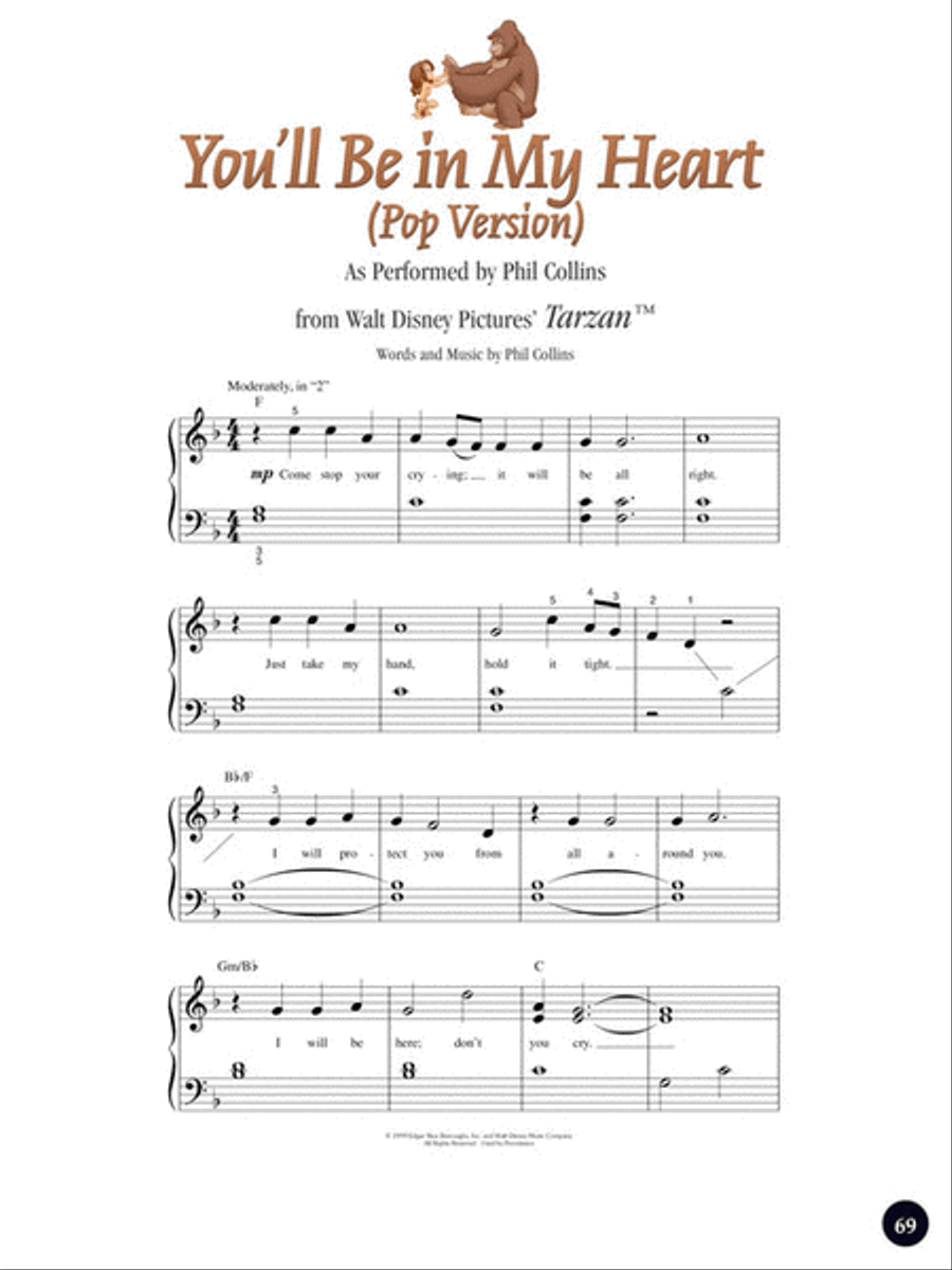 Disney's My First Songbook – Volume 2 Easy Piano scores gallery preview page 7