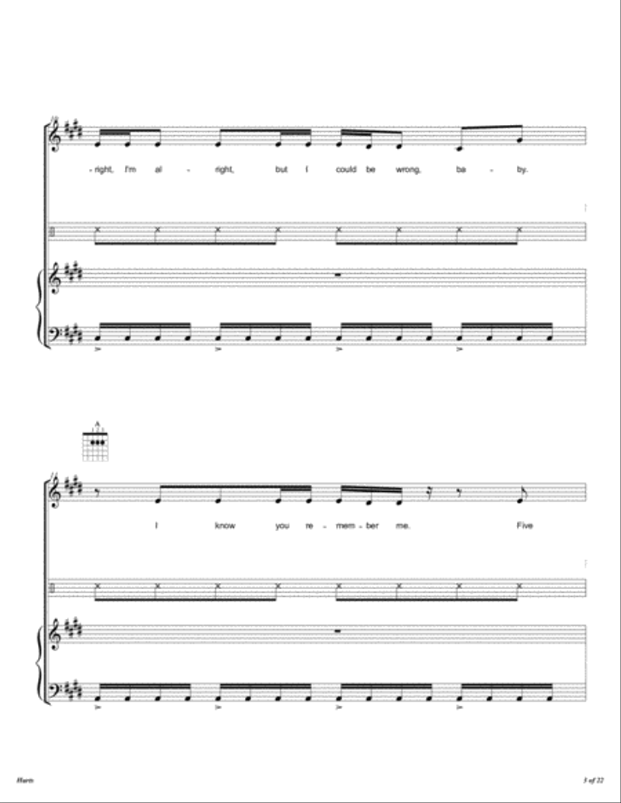 Hurts String Quartet scores gallery preview page 4