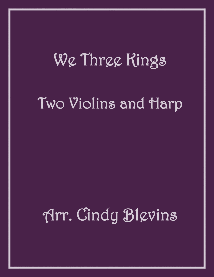 We Three Kings, Two Violins and Harp image number null