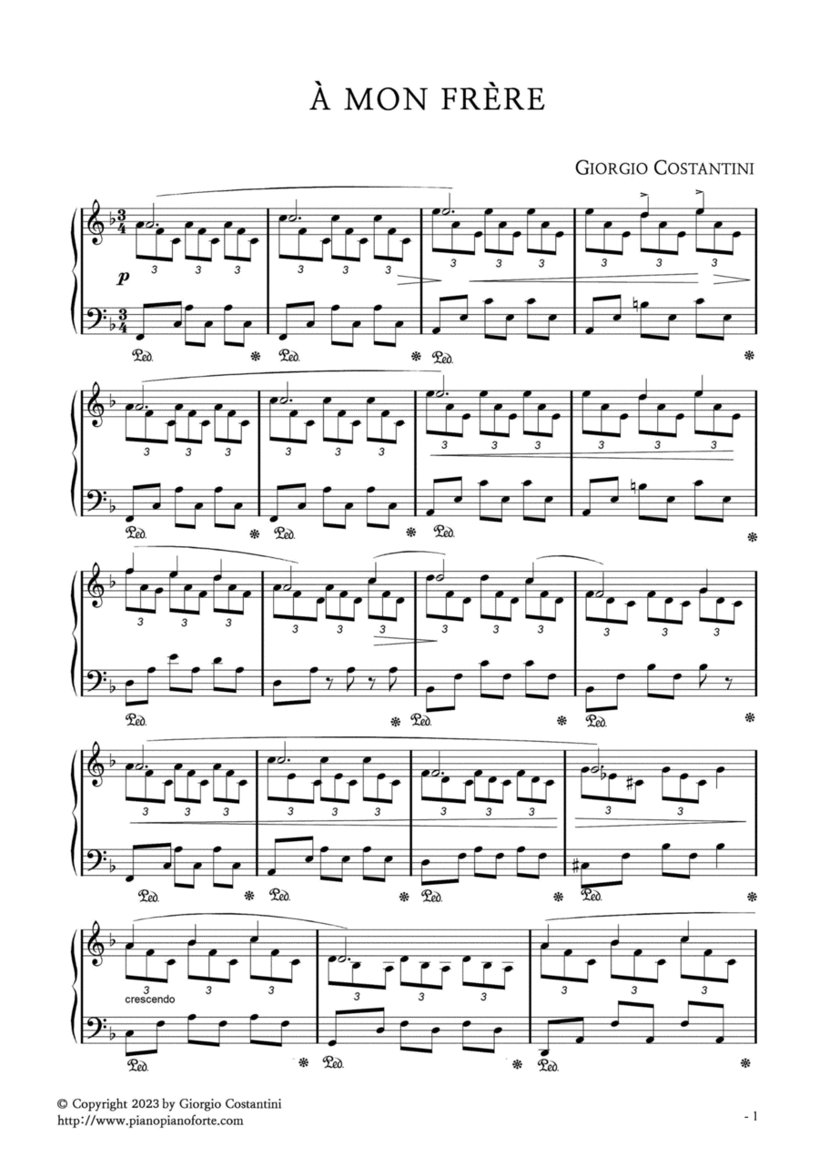 Giorgio Costantini Piano Collection - 19 pieces Piano Solo scores gallery preview page 1