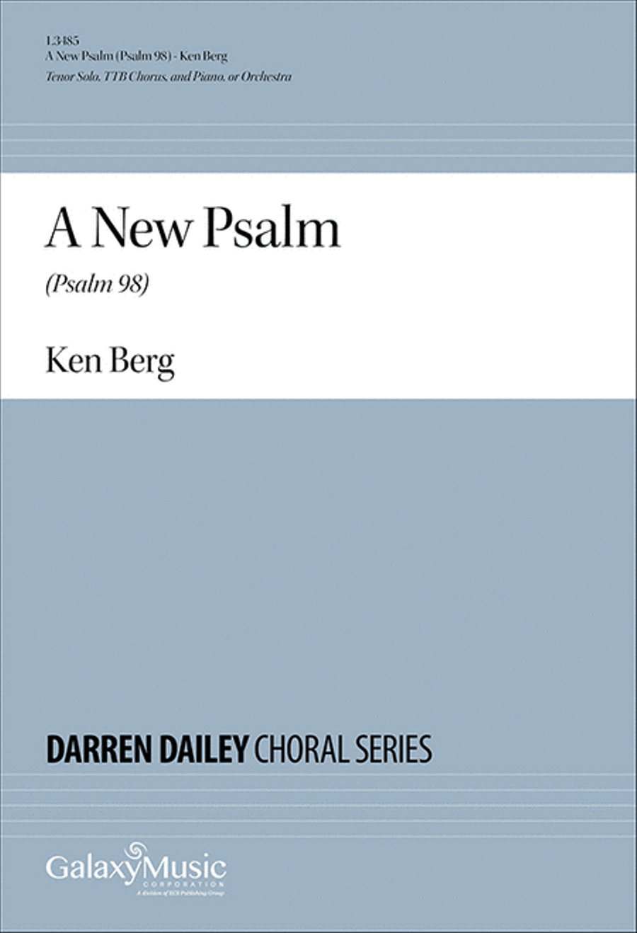 A New Psalm (Psalm 98) TTB scores gallery preview page 1