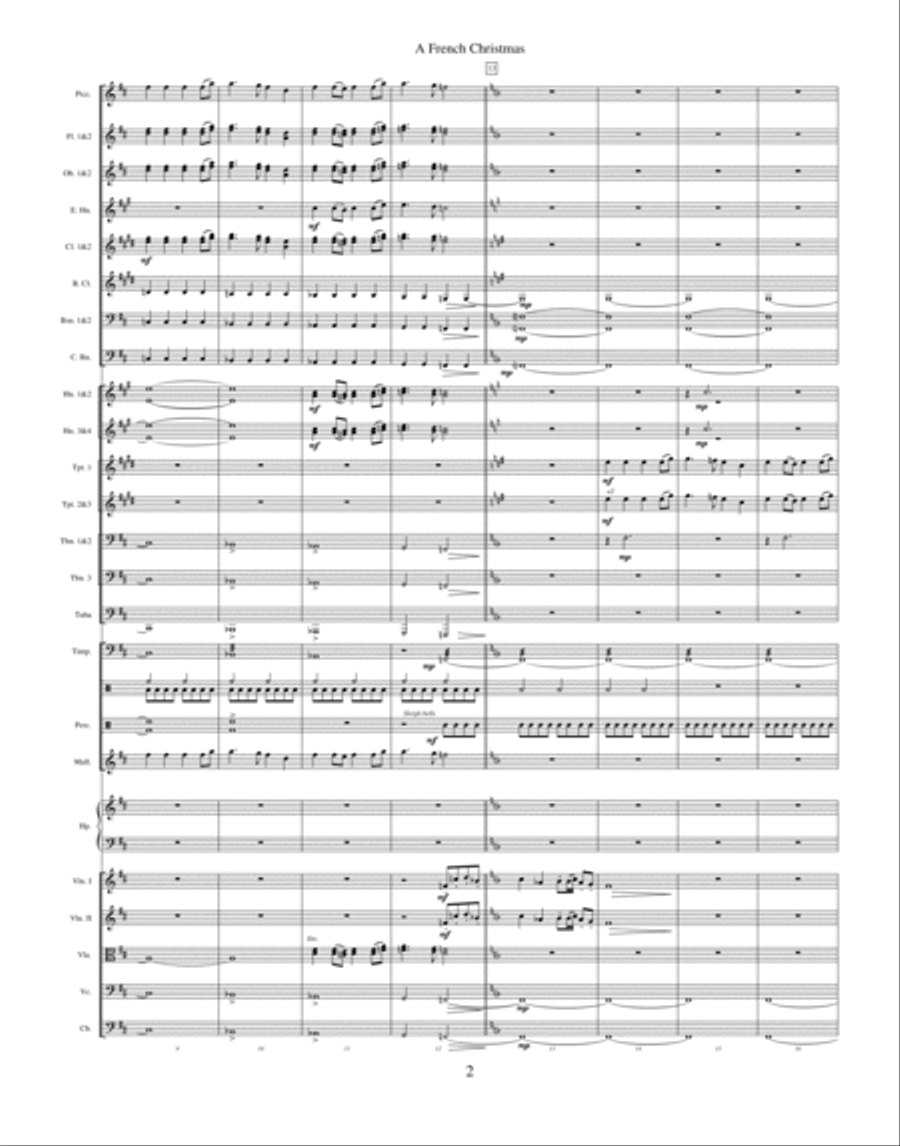 French Christmas, A (orchestra) String Orchestra scores gallery preview page 2