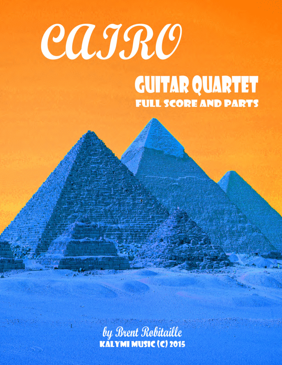 Cairo - Guitar Quartet - Score and Parts Guitar Ensemble scores gallery preview page 1