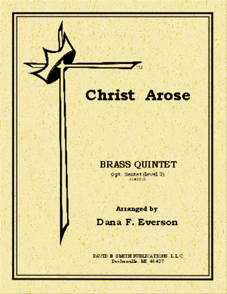 Christ Arose Brass Quintet scores gallery preview page 1
