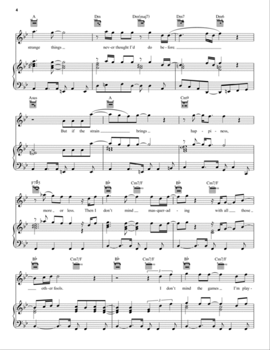 When In Rome When In Rome Piano, Vocal, Guitar scores gallery preview page 4
