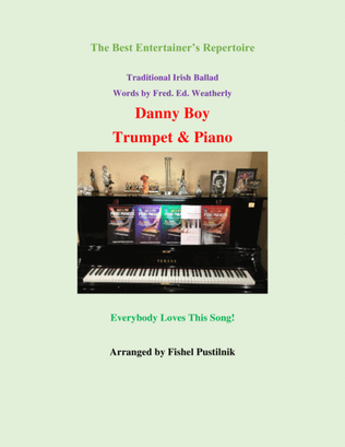 Book cover for "Danny Boy"-Piano Background for Trumpet and Piano