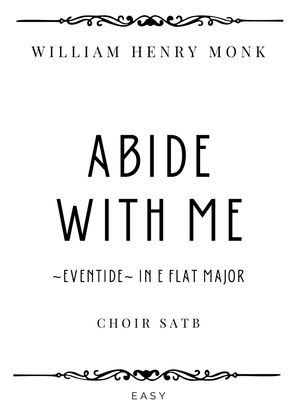 Monk - Abide with Me (Eventide) in E flat Major - Easy