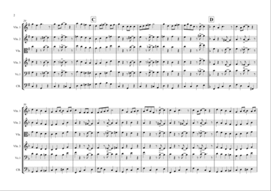 This Old Man (Jazzy Style!) for String Orchestra String Orchestra scores gallery preview page 2