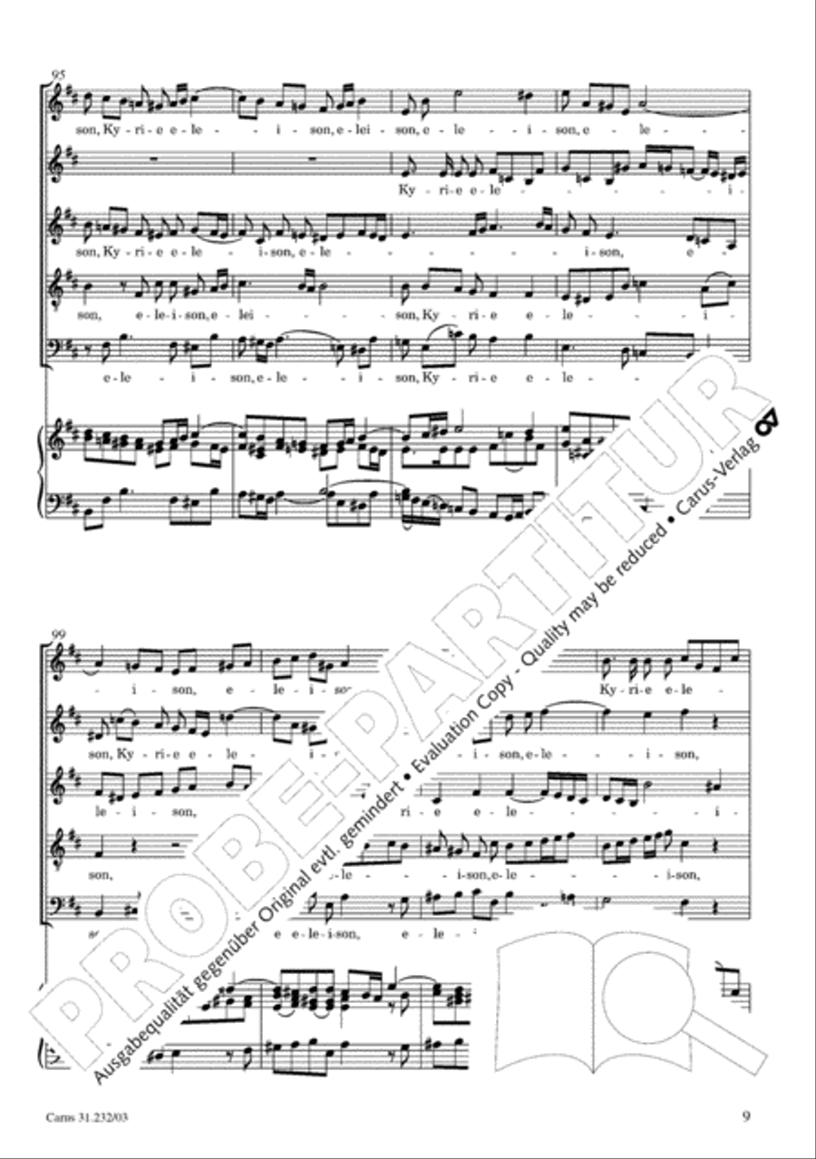 B Minor Mass, BWV 232 (Messe in h-Moll) SSATB scores gallery preview page 14