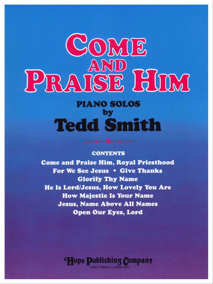 Come and Praise Him Piano Solo scores gallery preview page 1