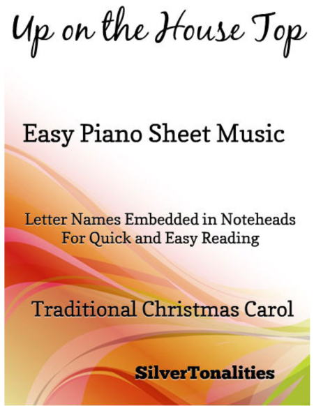 Up on the House Top Easy Piano Sheet Music