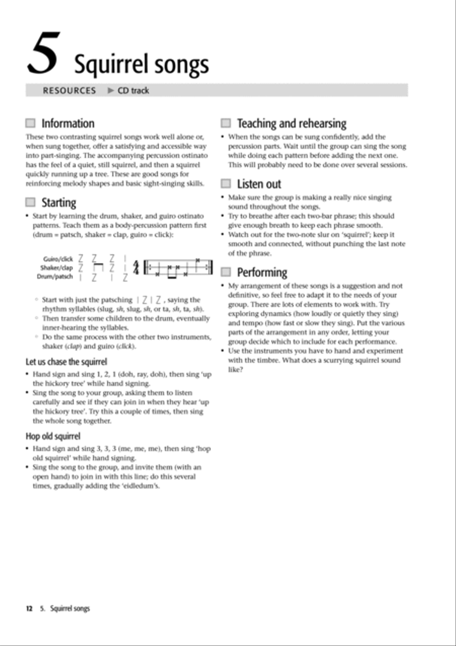 Young Voiceworks Unison Choir scores gallery preview page 2