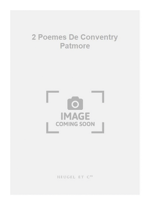 Book cover for 2 Poemes De Conventry Patmore