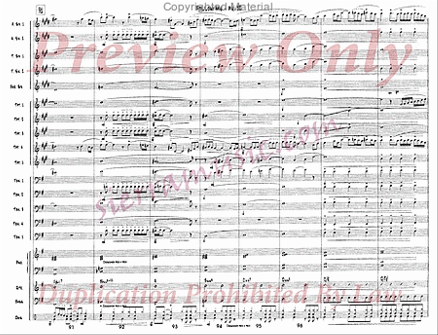 Follow Me Follow Me Jazz Ensemble scores gallery preview page 13