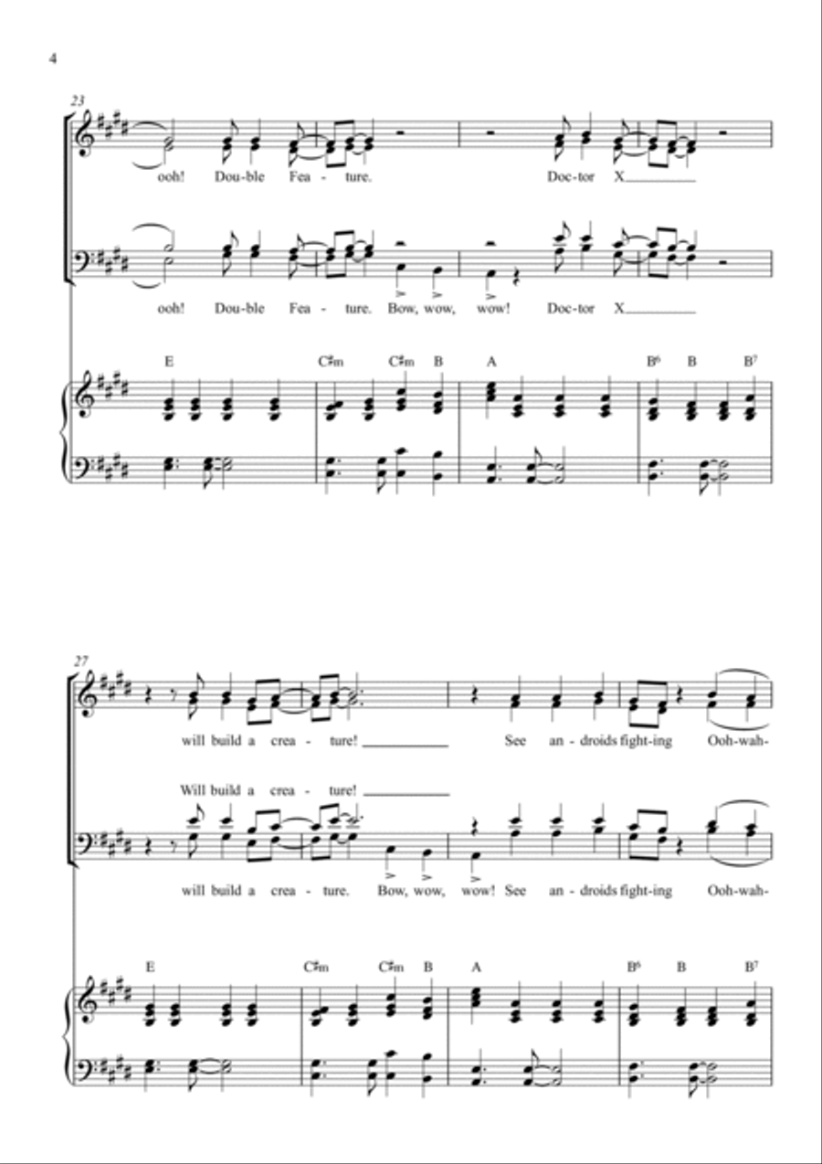 Science Fiction Double Feature 4-Part scores gallery preview page 4