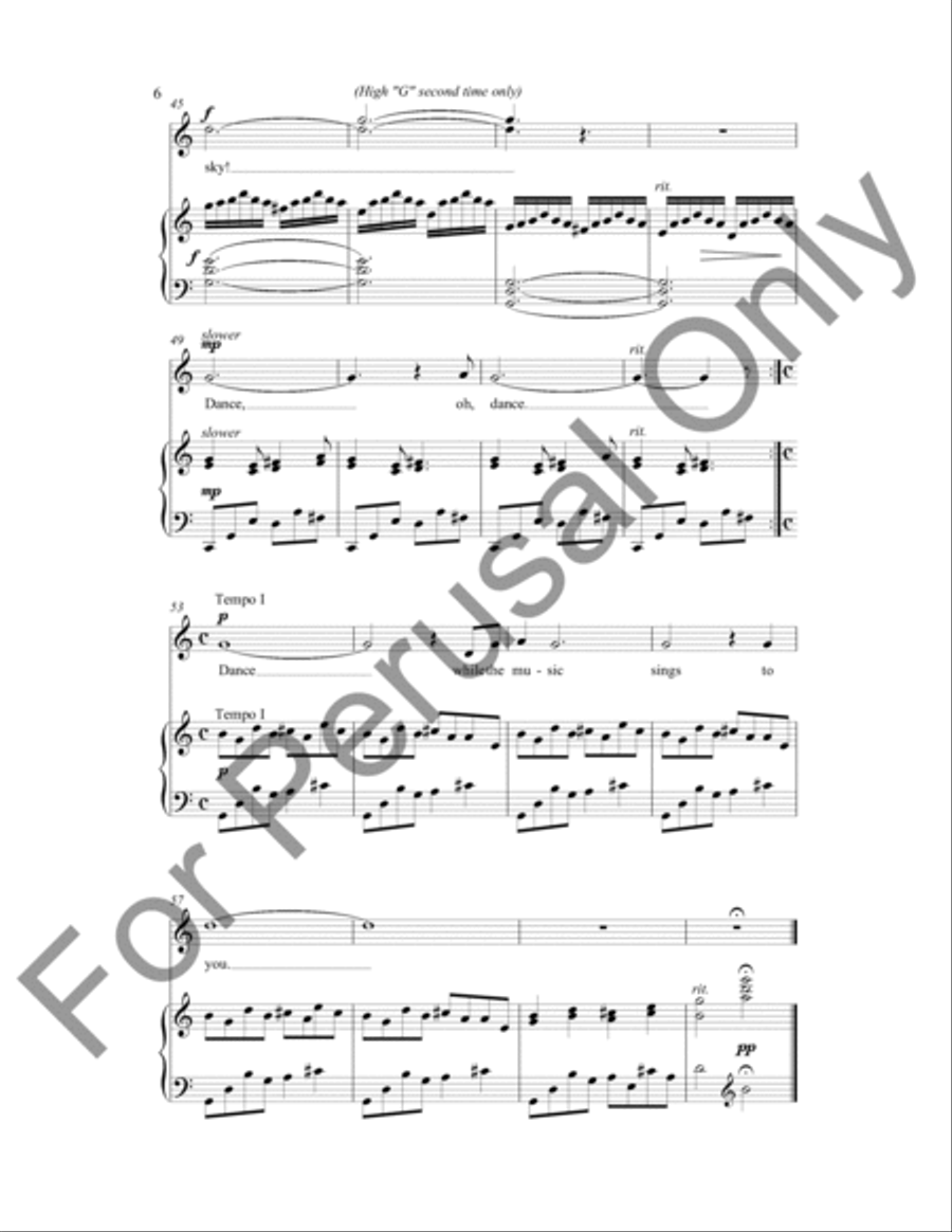 Dance While The Music Sings To You SA scores gallery preview page 5