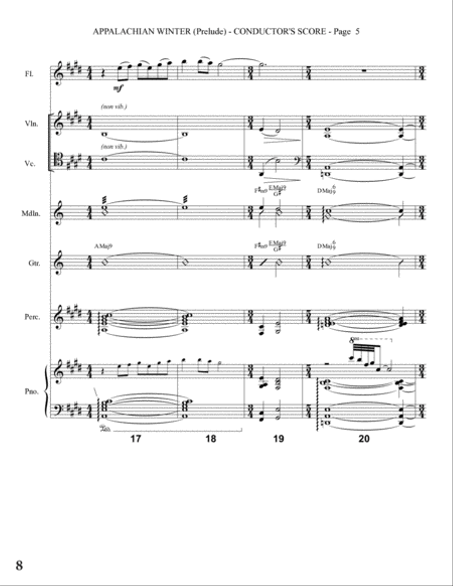 Appalachian Winter (A Cantata For Christmas) - Score Choir scores gallery preview page 6