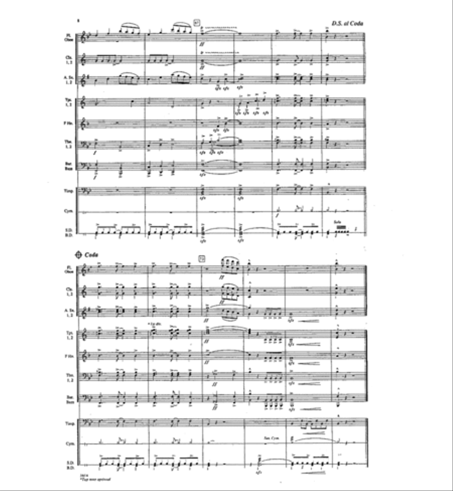 Symbol of Freedom Concert Band scores gallery preview page 9