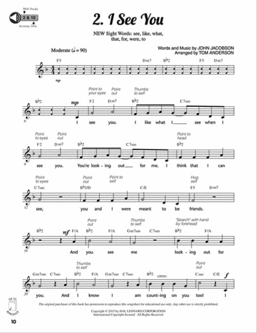 Sight Word Soup - Essential Learning through Music, Movement and Interactive Technology Choir scores gallery preview page 3