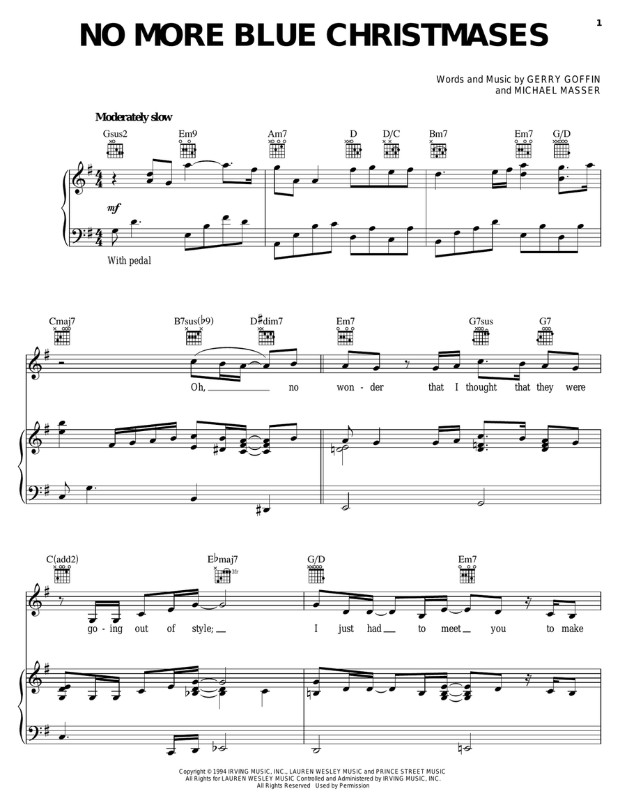 No More Blue Christmases Acoustic Guitar scores gallery preview page 1