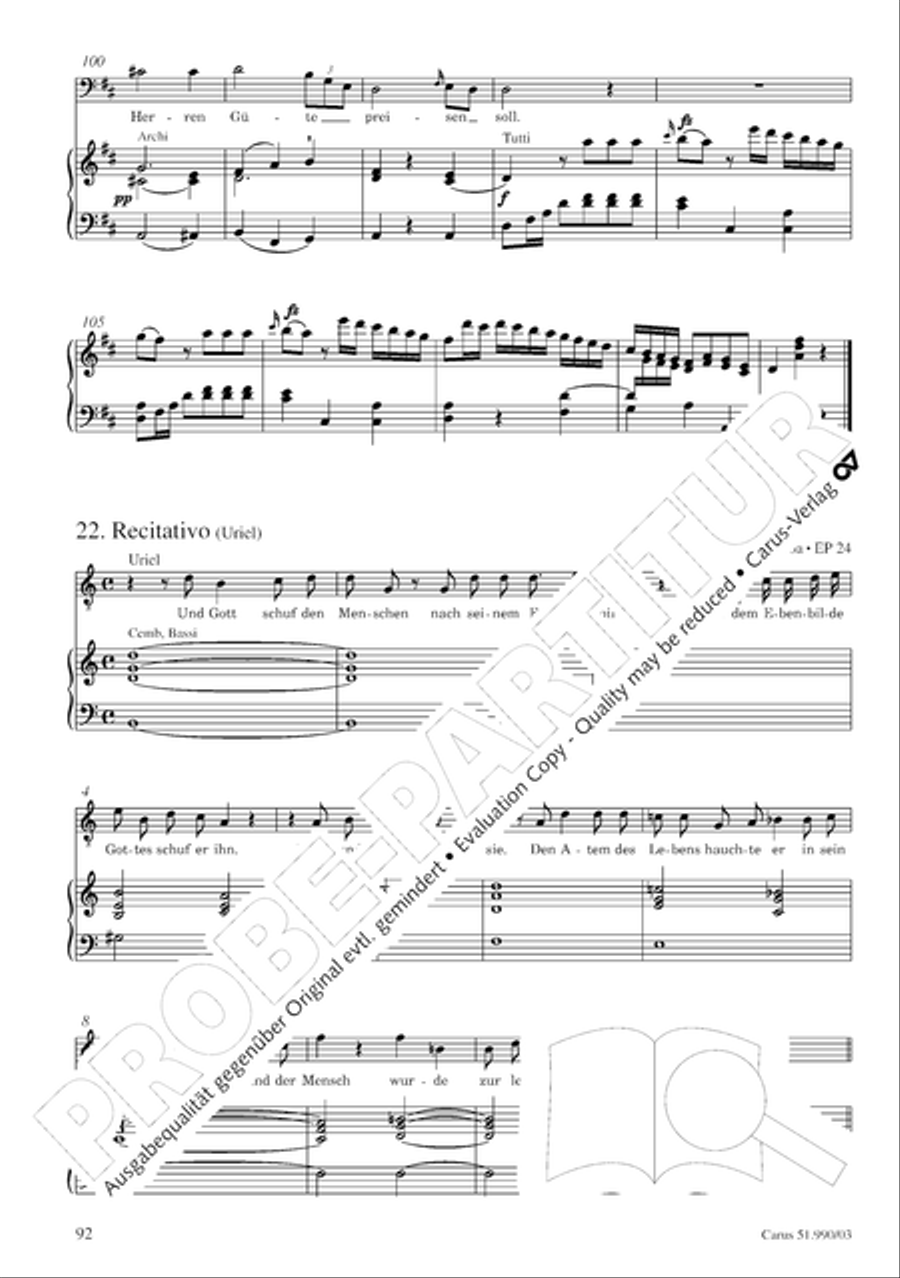 The Creation (Die Schopfung) The Creation (Die Schopfung) 4-Part scores gallery preview page 95