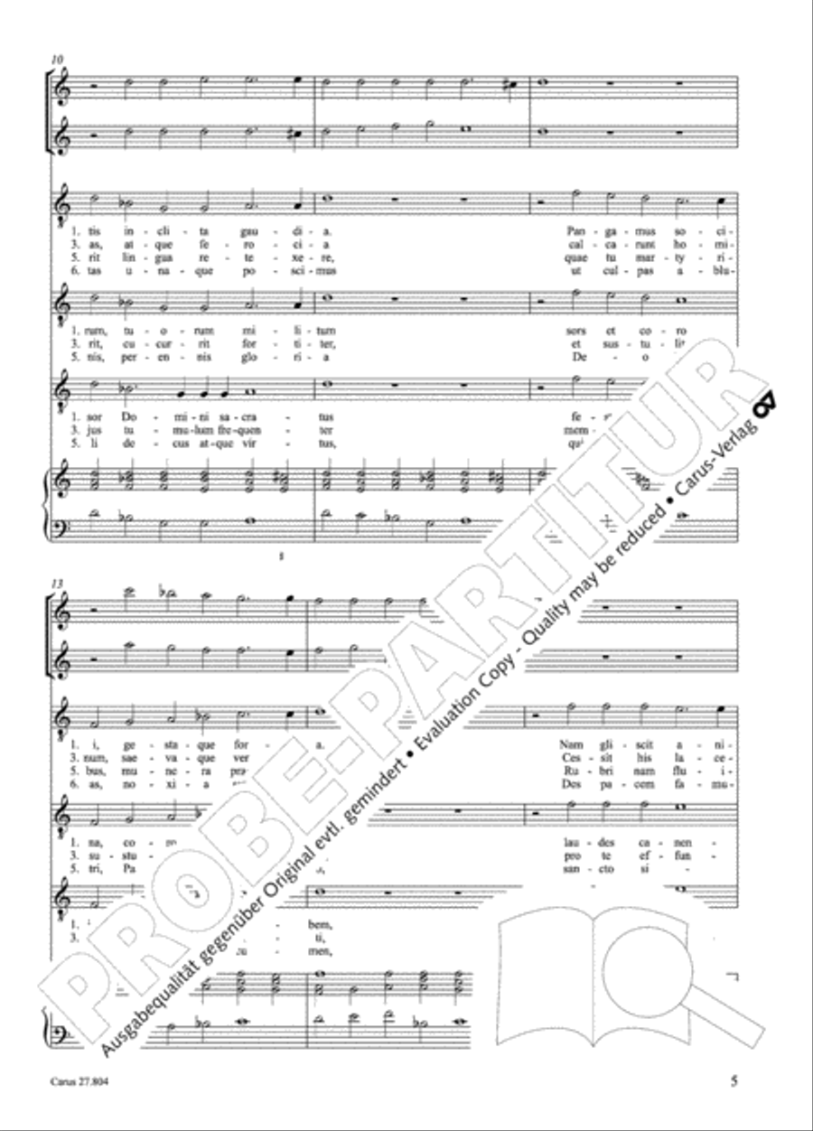 Hinni, Salve Regina, Motetti Score scores gallery preview page 30