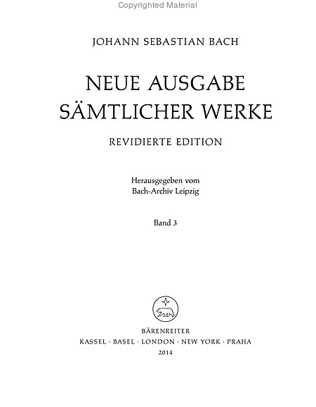 Kammermusik mit Violine BWV 1001-1006, 1021, 1023, 1014-1019