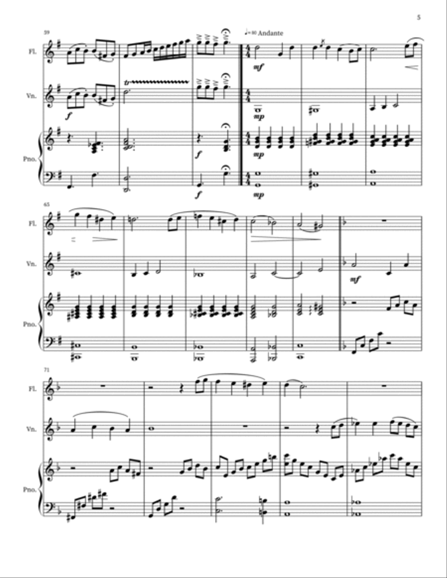 Christmas Morning Flute scores gallery preview page 5