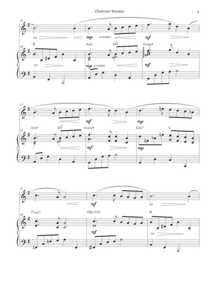 Summer Sonata (Romantic Flute & Piano) image number null