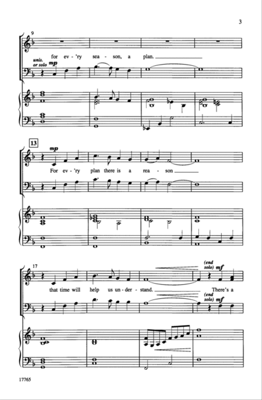 There Is a Season There Is a Season 4-Part scores gallery preview page 3