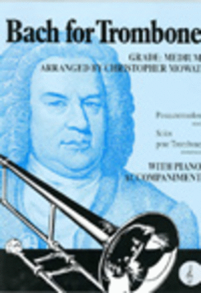 Book cover for Bach for Trombone (Treble Clef)