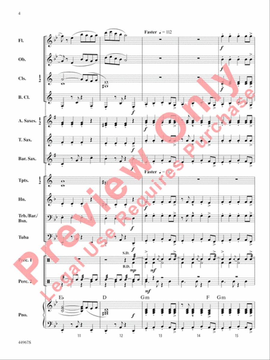 Tango Argentina Concert Band scores gallery preview page 5