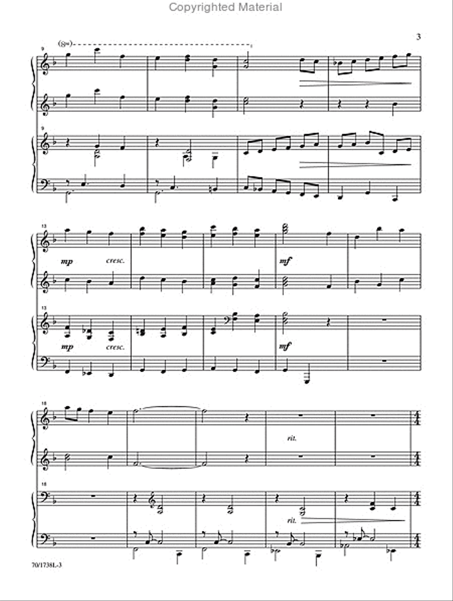 A Season of Joy A Season of Joy Piano Duet scores gallery preview page 3