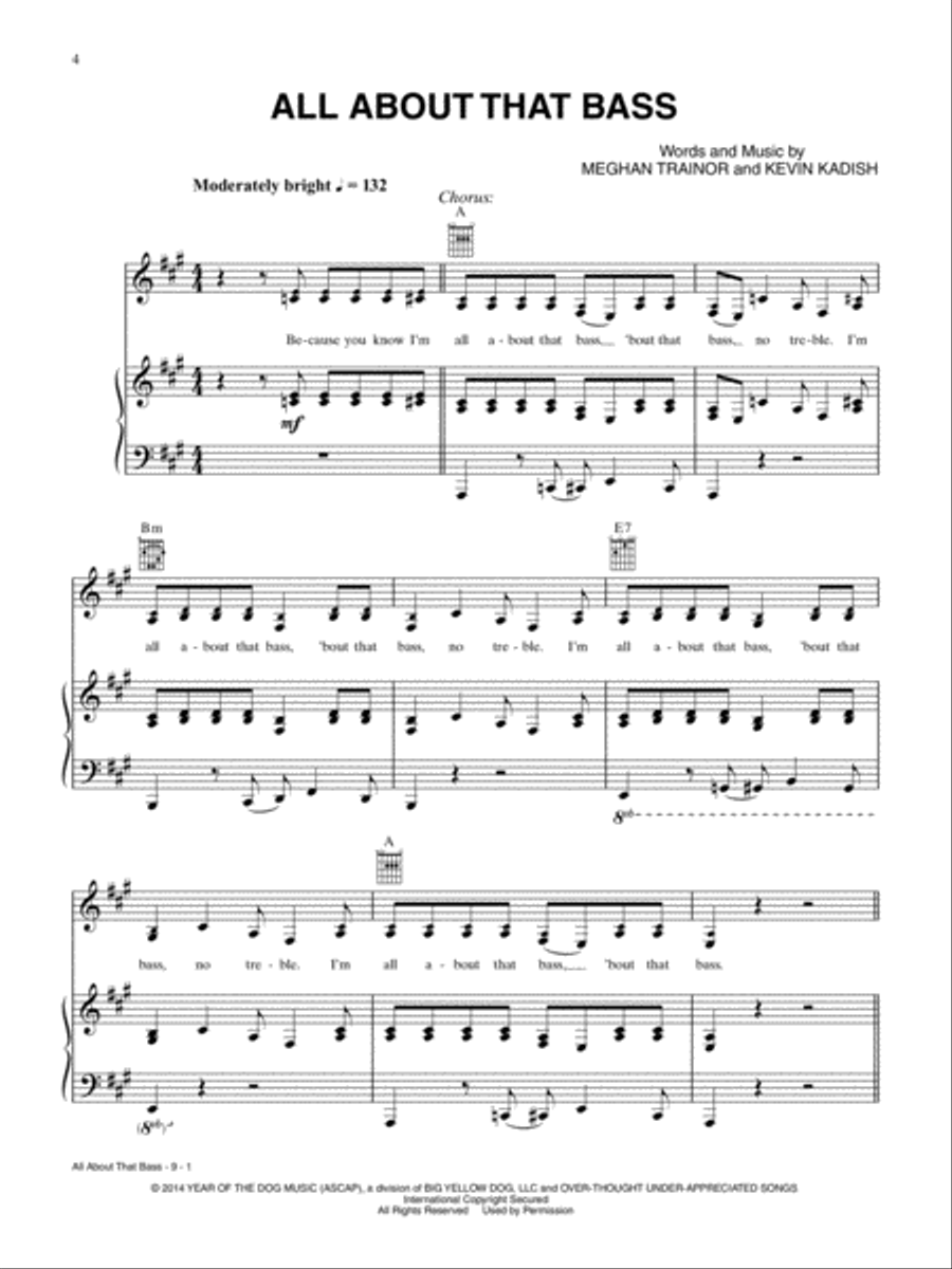 Best Top 40 Songs, '90s to Now Piano, Vocal, Guitar scores gallery preview page 4