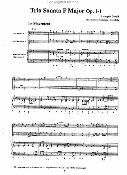 Trio Sonatas Vol. 1 image number null