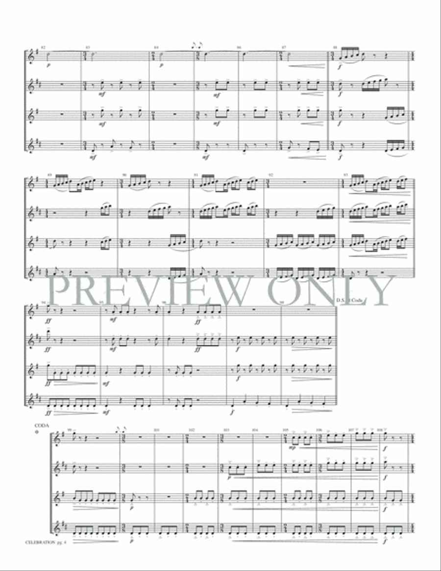 Celebration Small Ensemble scores gallery preview page 6